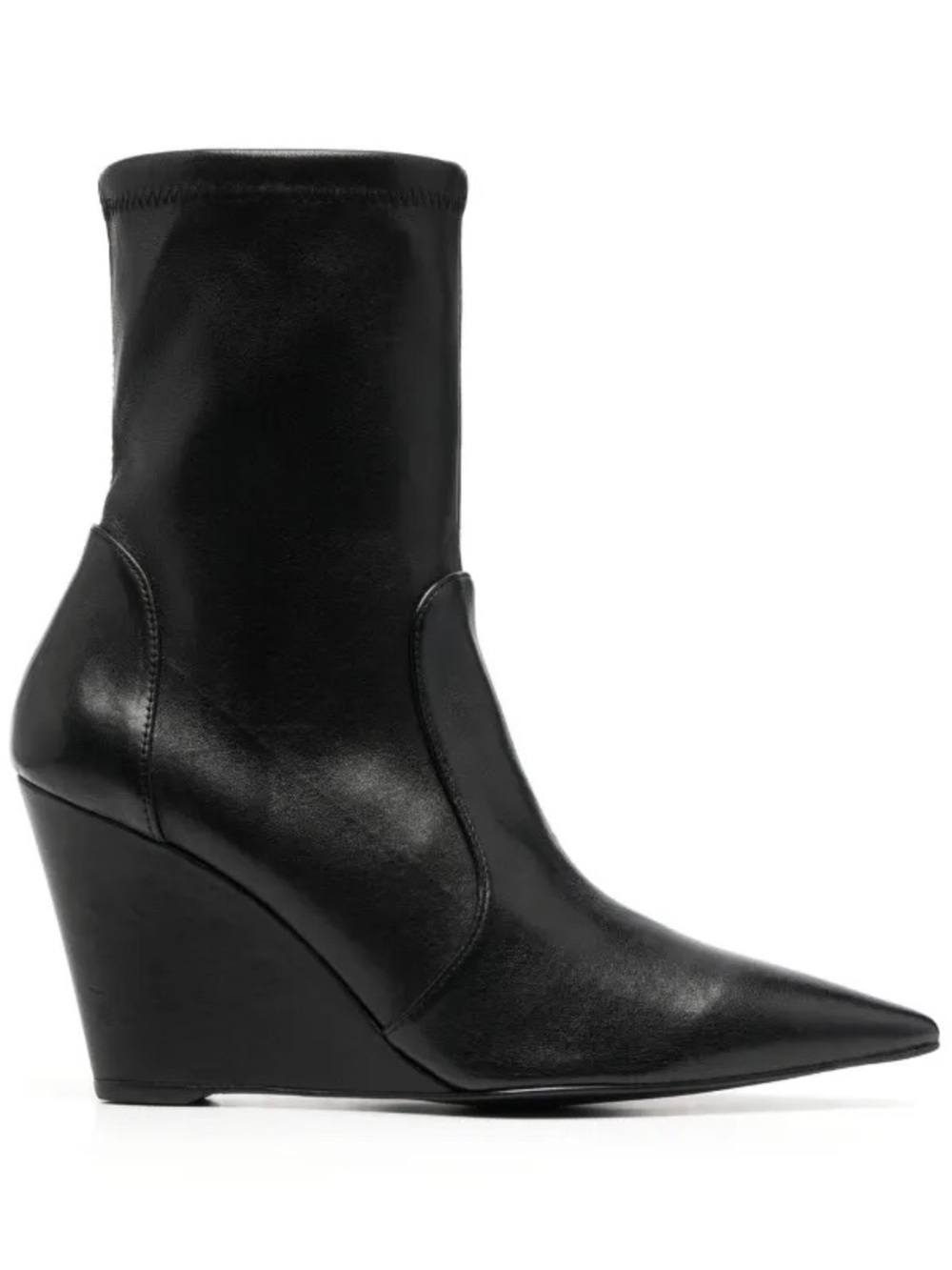 Stuart Weitzman Wedge Sock Booties